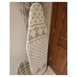 Hanging Ironing Board and Iron with Small Ironing Board