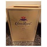 Empty Crown Royal Boxes, Empty Beam Bottle and Crown Royal Bag