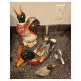 Assorted Duck Home Decor and Duck Pitcher