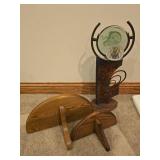(2) Wall Shelfs and Candle Stand
