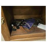 Vintage TV Stand with Lots of Electrical Accessories