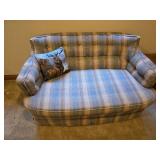 (2) Matching Loveseats and Coffee Table