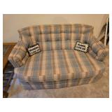 (2) Matching Loveseats and Coffee Table