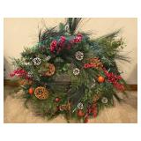 Lighted Christmas Wreath