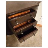 Vintage Martha Washington 3 Drawer Sewing Stand/ Nightstand and Mirror
