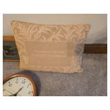 Decorative Pillows, Clock and Misc. Wall Decor