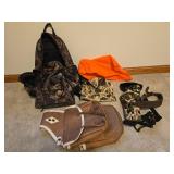 Backpack, Saddle Bags and Holster