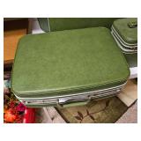 Vintage Hardshell Vinyl Luggage Set