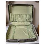 Vintage Hardshell Vinyl Luggage Set