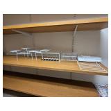 Assorted Organizing Shelfs and Hangers