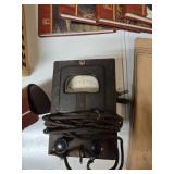 Misc. Hunting Books, Vintage Fishing Items, Vintage Voltmeter Etc.