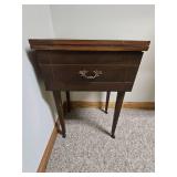 Vintage Gold Zig Zag Sewing Machine and Console