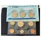 1980 Susan B. Anthony Dollar Set and 1987 Mint Set