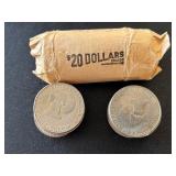 1976-D Eisenhower Dollar Roll Uncirculated