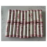 Copper Lincoln Cents Mostly 70’s Uncirculated Rolls