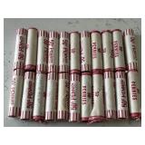 Copper Lincoln Cents Mostly 70’s Uncirculated Rolls