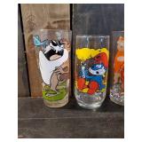 Lot of 7 Different Vintage Drinking Glasses From Disney to Star Wars