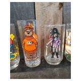 Lot of 7 Different Vintage Drinking Glasses From Disney to Star Wars