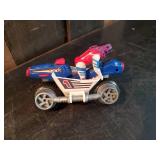 Vintage M.A.S.K. Corvette Called Raven & Action figure Calhoun Burns, and M.A.S.K Vintage Kenner Bullett Street Bike & Action Figure Ali Bombay Great Condition!