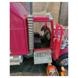 Vintage Kenner M.A.S.K. Rhino Semi Truck 1985 & Action Figures Matt Trakker and Bruce Sato