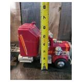 Vintage Kenner M.A.S.K. Rhino Semi Truck 1985 & Action Figures Matt Trakker and Bruce Sato