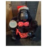 2 Macarena Christmas Gorillas Super Cute Good Condition
