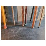 Lot of Vintage Canes Very Decorative some Carved one with marble Top