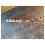 2 Antique Rug Beaters and a Wall hanging Drier