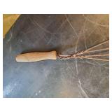 2 Antique Rug Beaters and a Wall hanging Drier