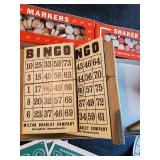 Vintage Games in original Boxes.  BINGO, Dominoes, Playing Cards and more