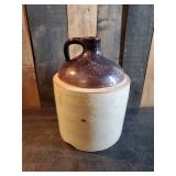Vintage Brown Jug with Great Patina