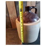 Vintage Brown Jug with Great Patina