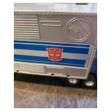 Vintage G1 Optimus prime White and G1 Optimus Prime Tractor Trailor of the Autobot leader