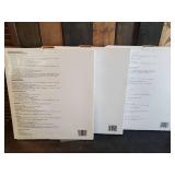 Lot of 3 new never used Christmas Décor Tree, Sleigh, Santa