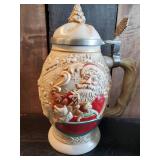 2 Beer Steins Christmas and Postal Service