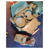 Vintage Gi Joe H.A.V.O. toy 1986 and Low-Light, Snow Job, Lift-Ticket, Wet-Suit, & Lady Jaye action figures