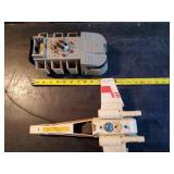 Vintage Kenner Star Wars X-Wing Fighter 1978 and Imperial Troop Transport Vehicle
