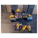 Vintage Gi Joe D.E.M.O.N. 1988 and a collection of Different Gi Joe Action Figures