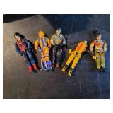 Vintage Gi Joe D.E.M.O.N. 1988 and a collection of Different Gi Joe Action Figures