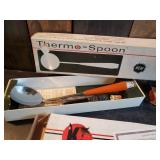 Vintage Thermo Spoon with original Box, Casserole Slice n Serve, Kuchenstolz knife set with original box and more