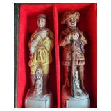 Gary Schildt Alpha Industries Lewis and Clark Collection Decanturs with Wooden Red Velvet lined Box