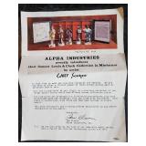 Gary Schildt Alpha Industries Lewis and Clark Collection Decanturs with Wooden Red Velvet lined Box