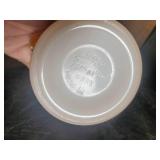 FireKing Cream and Sugar Bowl, and Fenton Cream and Sugar Bowls