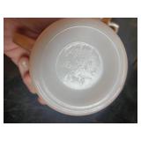 FireKing Cream and Sugar Bowl, and Fenton Cream and Sugar Bowls