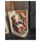 Vintage Lefton Little Jack Horner Book Ends