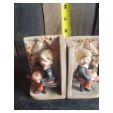 Vintage Lefton Little Jack Horner Book Ends