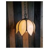 Gorgeous Antique Tulip Pendant Hanging Light