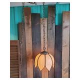 Gorgeous Antique Tulip Pendant Hanging Light