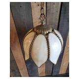 Gorgeous Antique Tulip Pendant Hanging Light