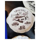 Vintage Décor Plate Lot, Alexandria, Minnesota, Floral and others